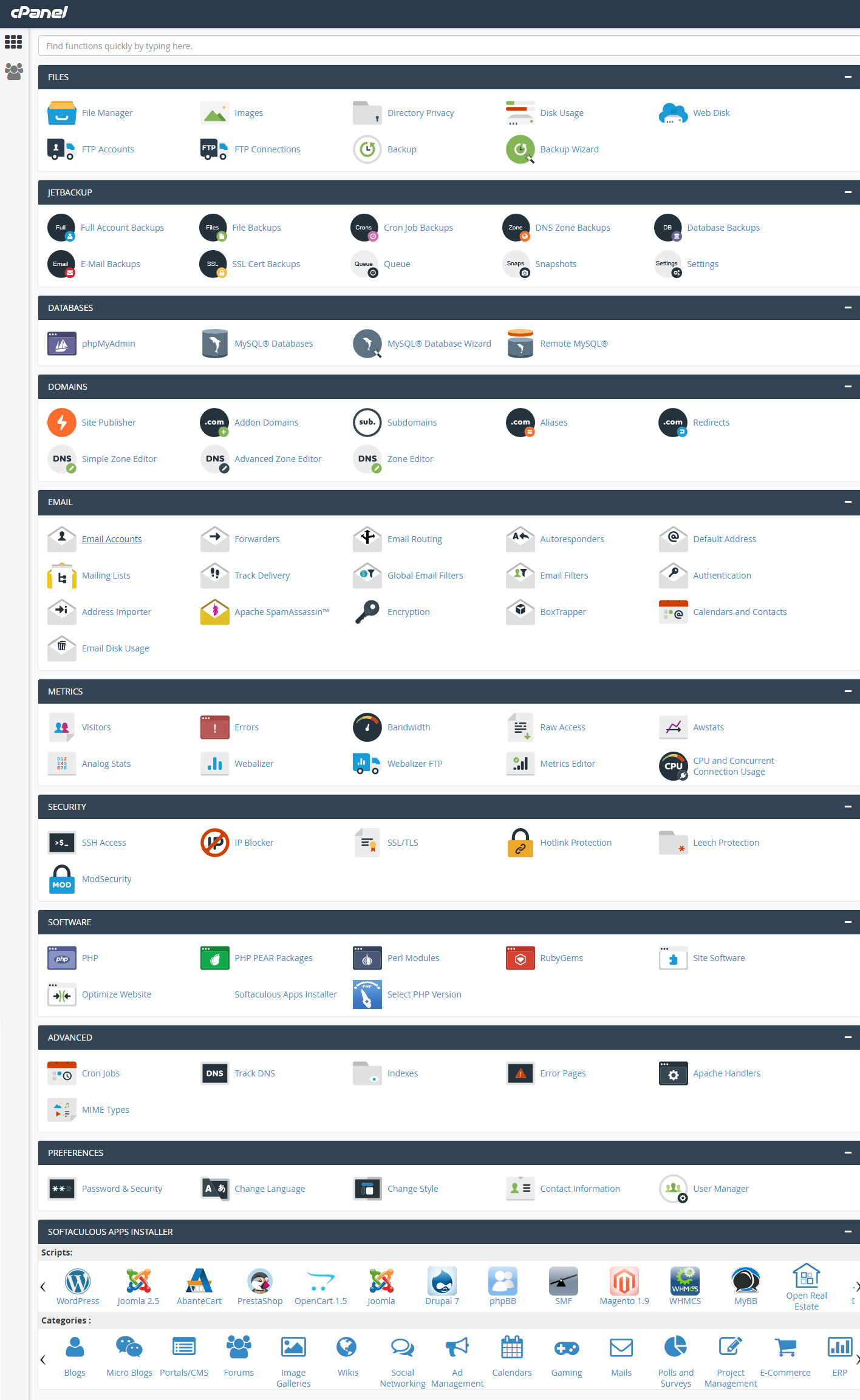 cPanel Hosting